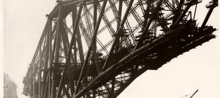 Vintage: The Forth Bridge Construction (1890s)