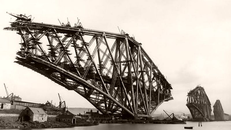 The Forth Bridge Construction (1890s)