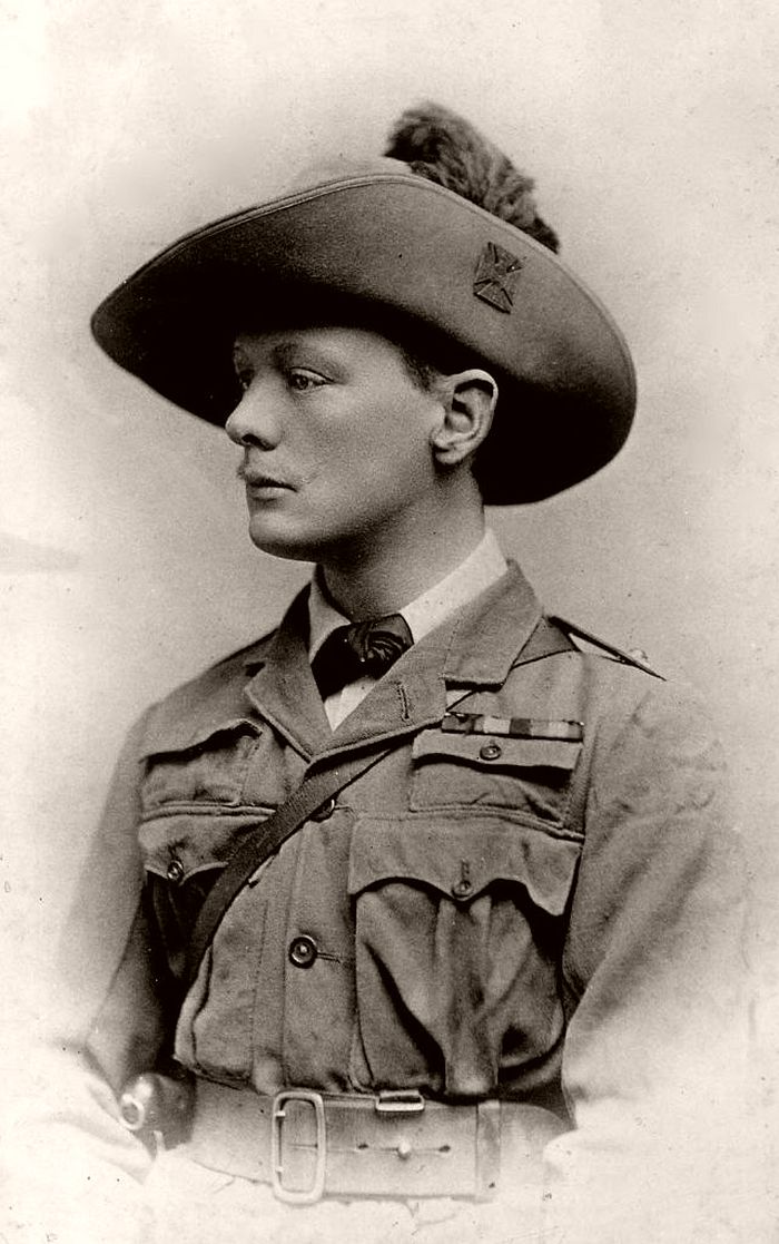 Churchill during his service in the South African Light Horse, 1899.