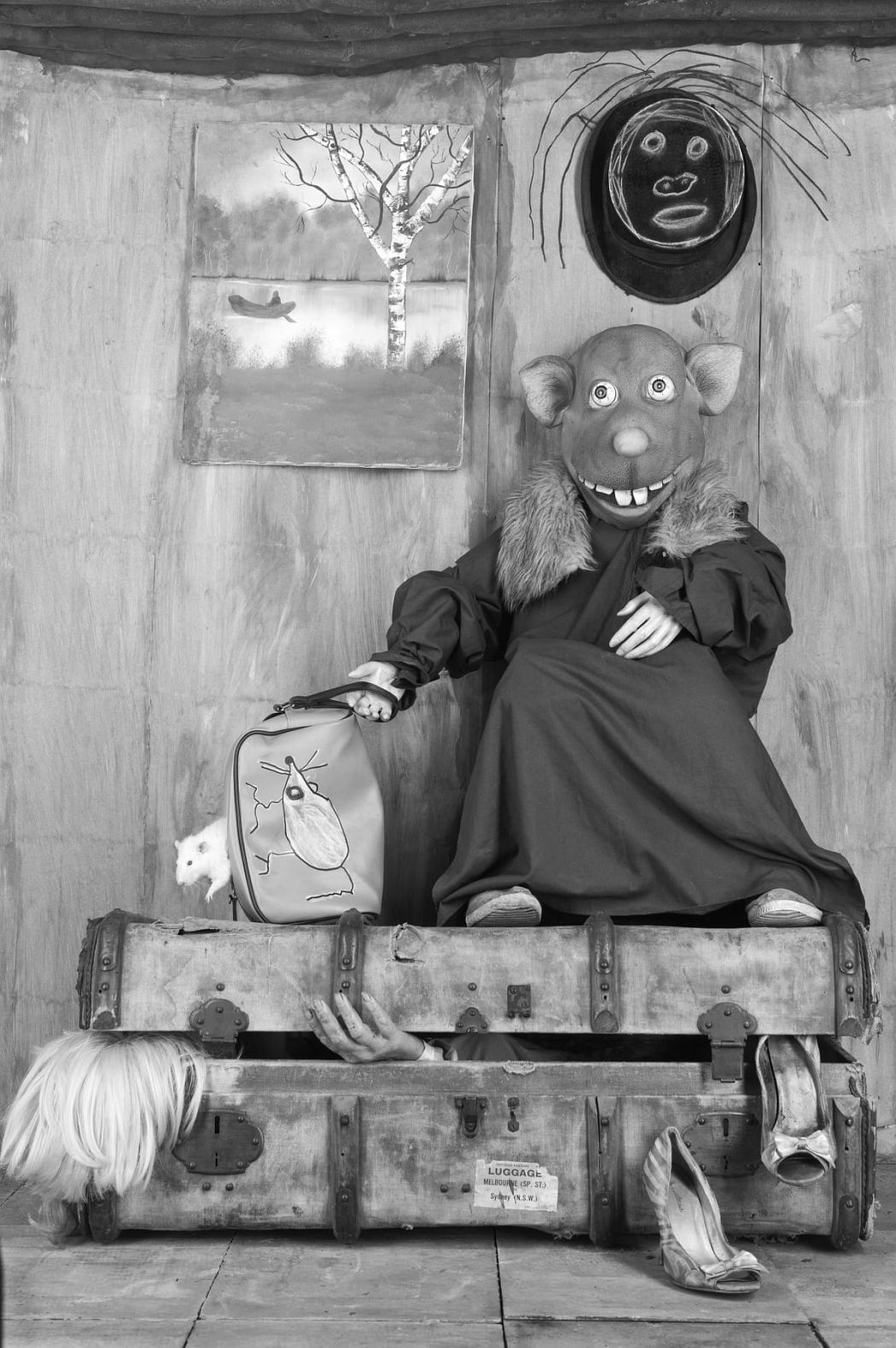 Roger Ballen: Packed, 2015, from the series "Roger the Rat"