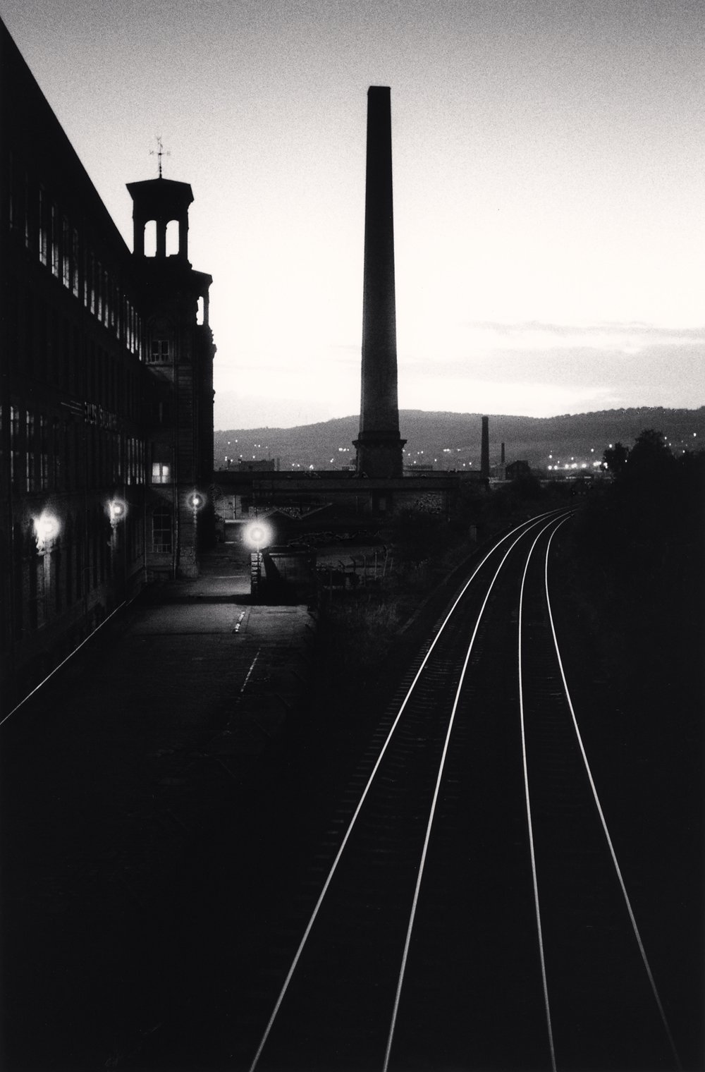 Railway Lines, Saltaire, West Yorkshire, England. 1983