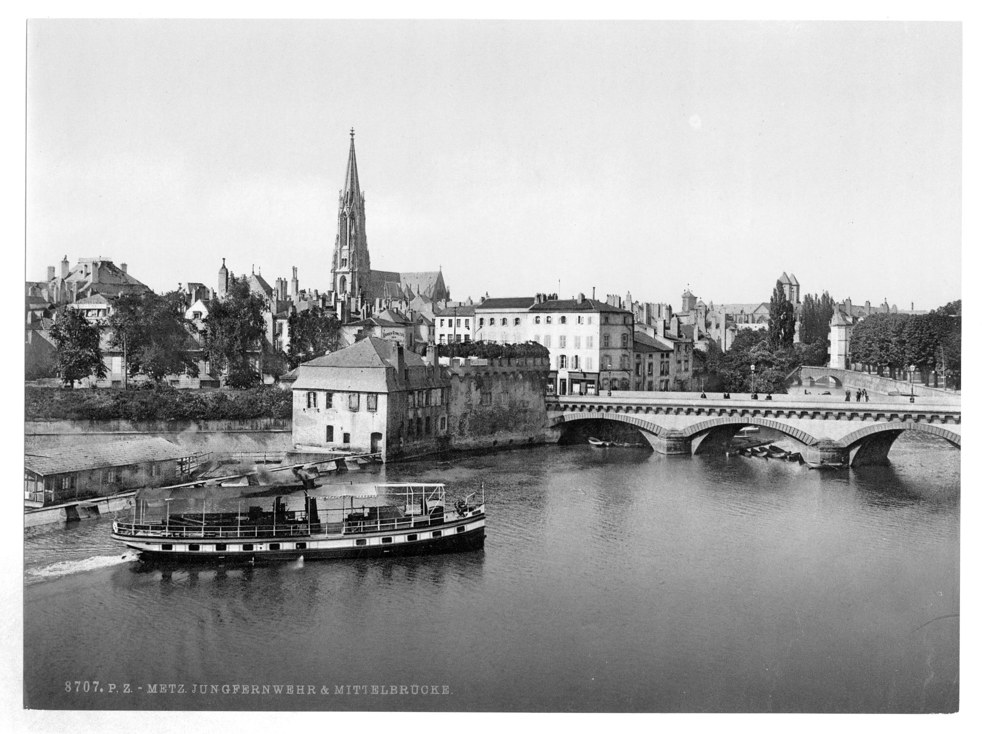 Middle Bridge, Metz, Alsace Lorraine, Germany