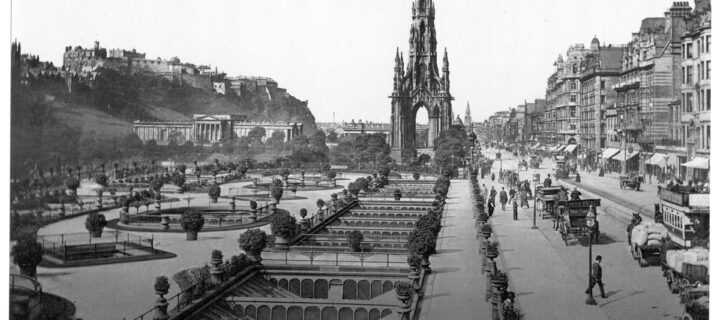 Vintage: Historic B&W photos of Edinburgh, Scotland (1890s)