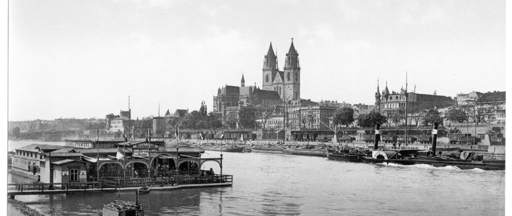 Vintage: Historic B&W photos of Halle and Madgeburg, Saxony (1890s)