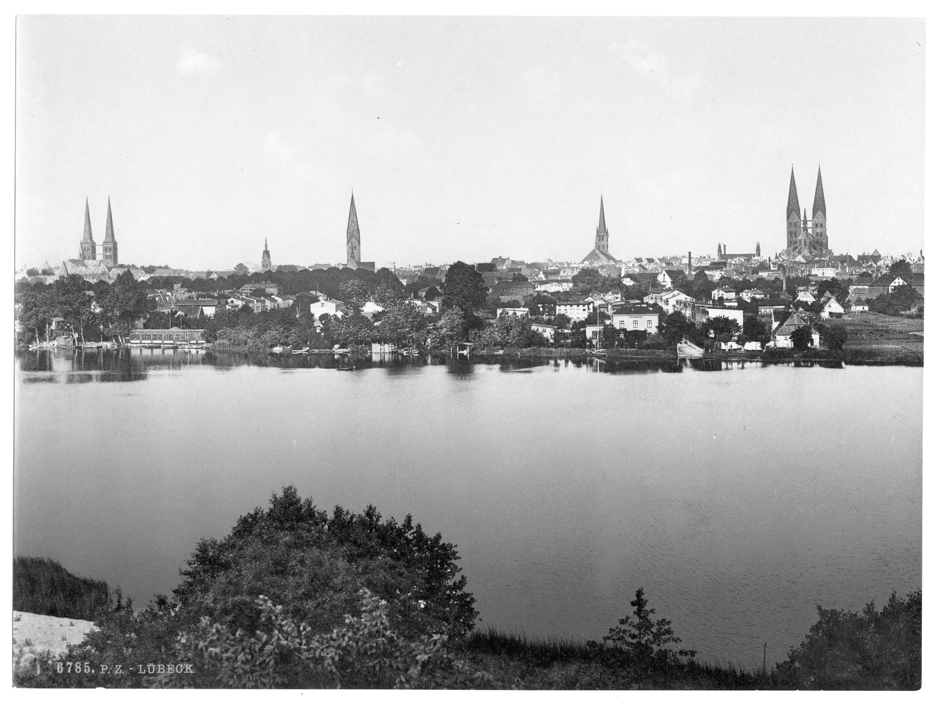 General view, Lubeck, Germany (1890s)