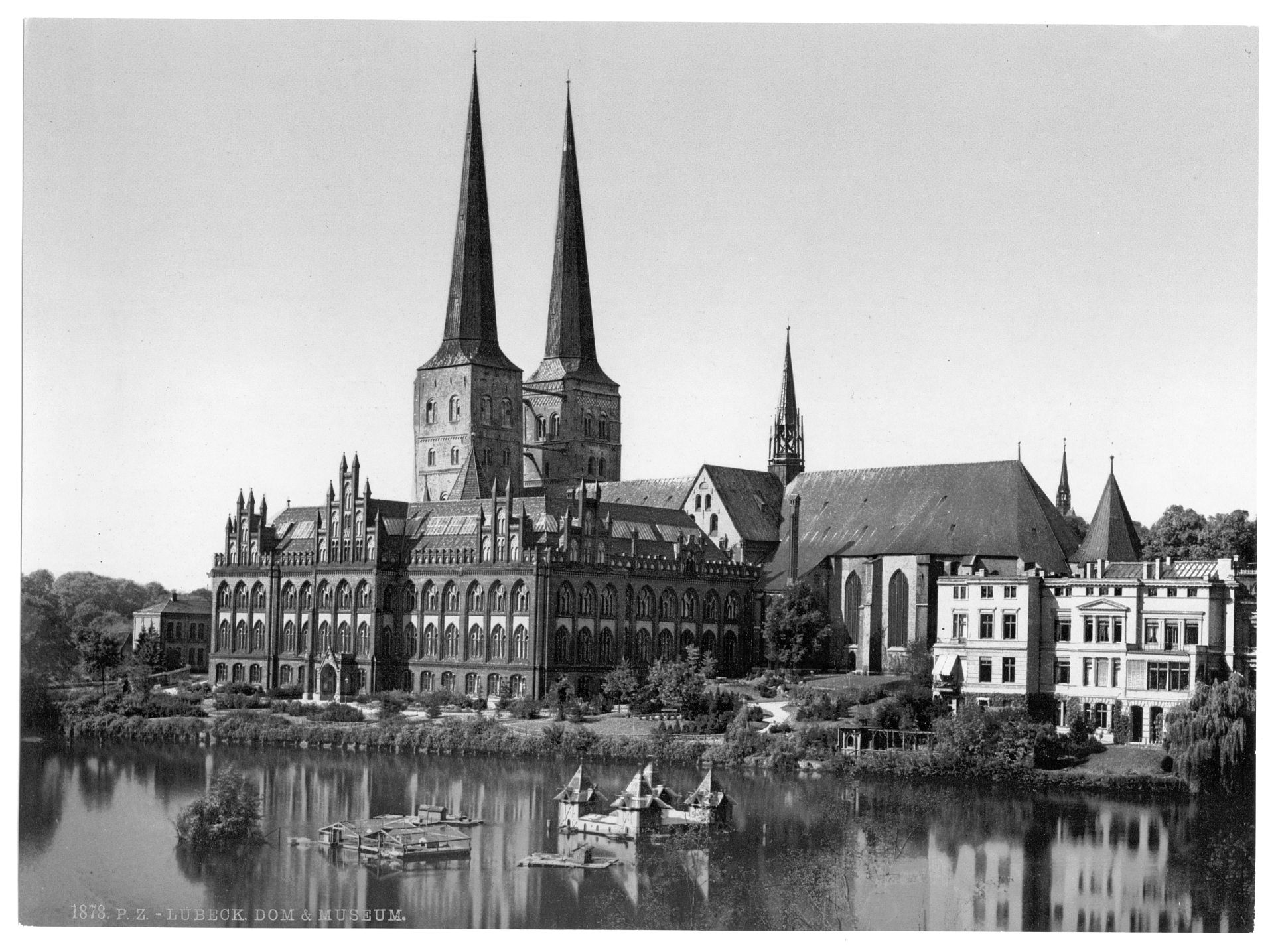 The cathedral and museum, Lubeck, Germany (1890s)