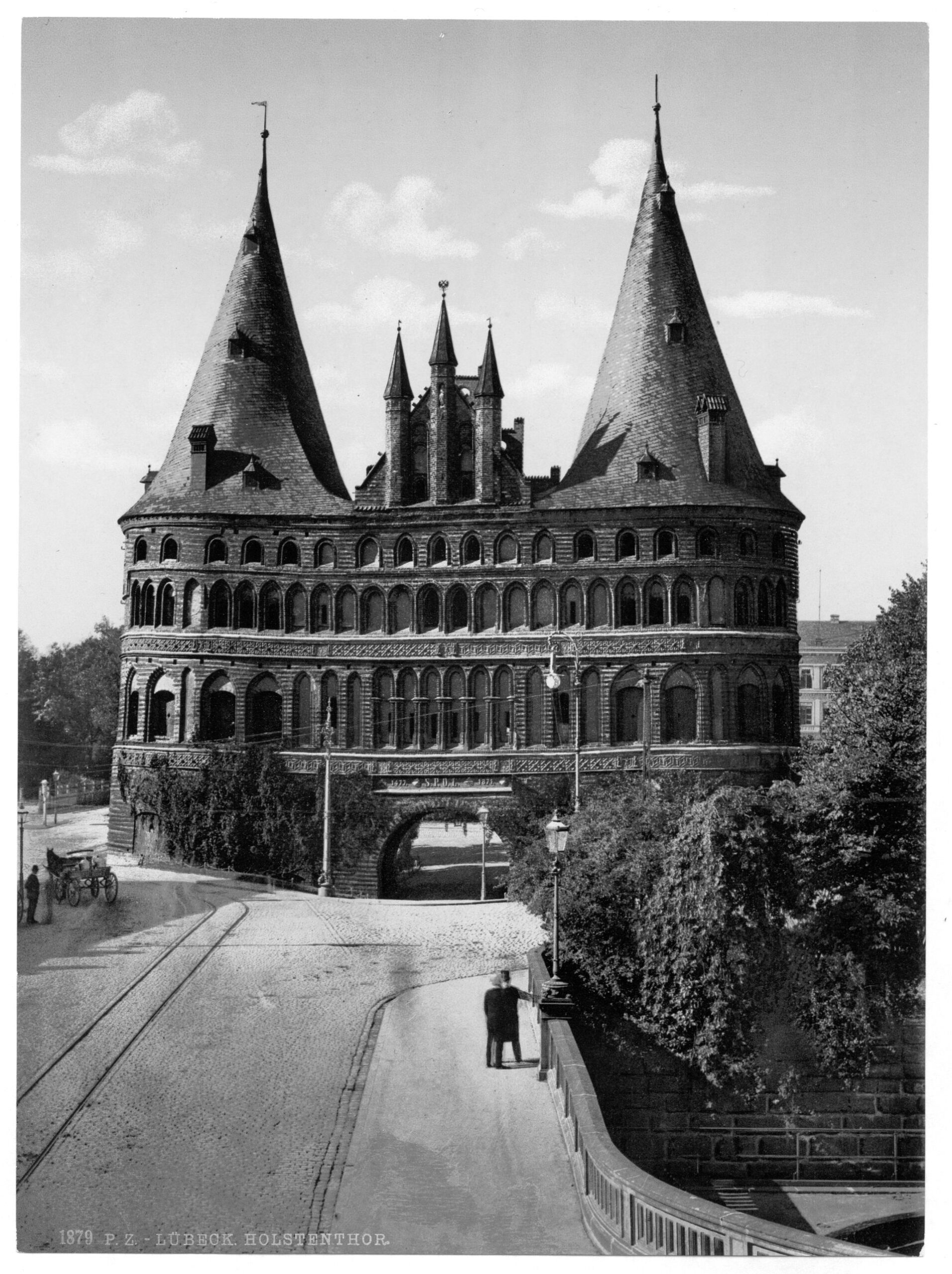 Holstengate, Lubeck, Germany (1890s)