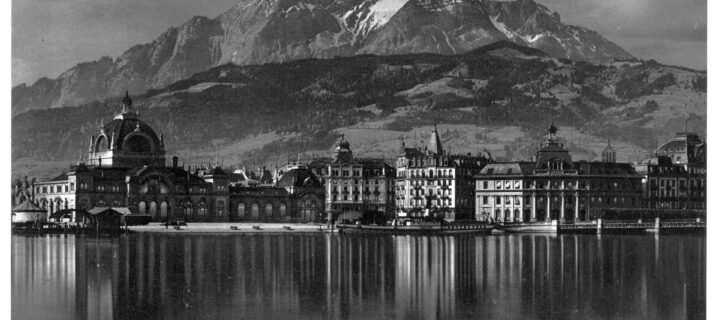Vintage: Historic B&W photos of Lucerne, Switzerland (1890s)