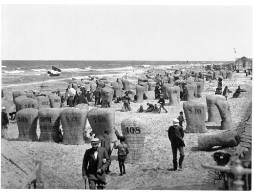 Vintage: Historic B&W photos of Norderney, Germany (1890s)