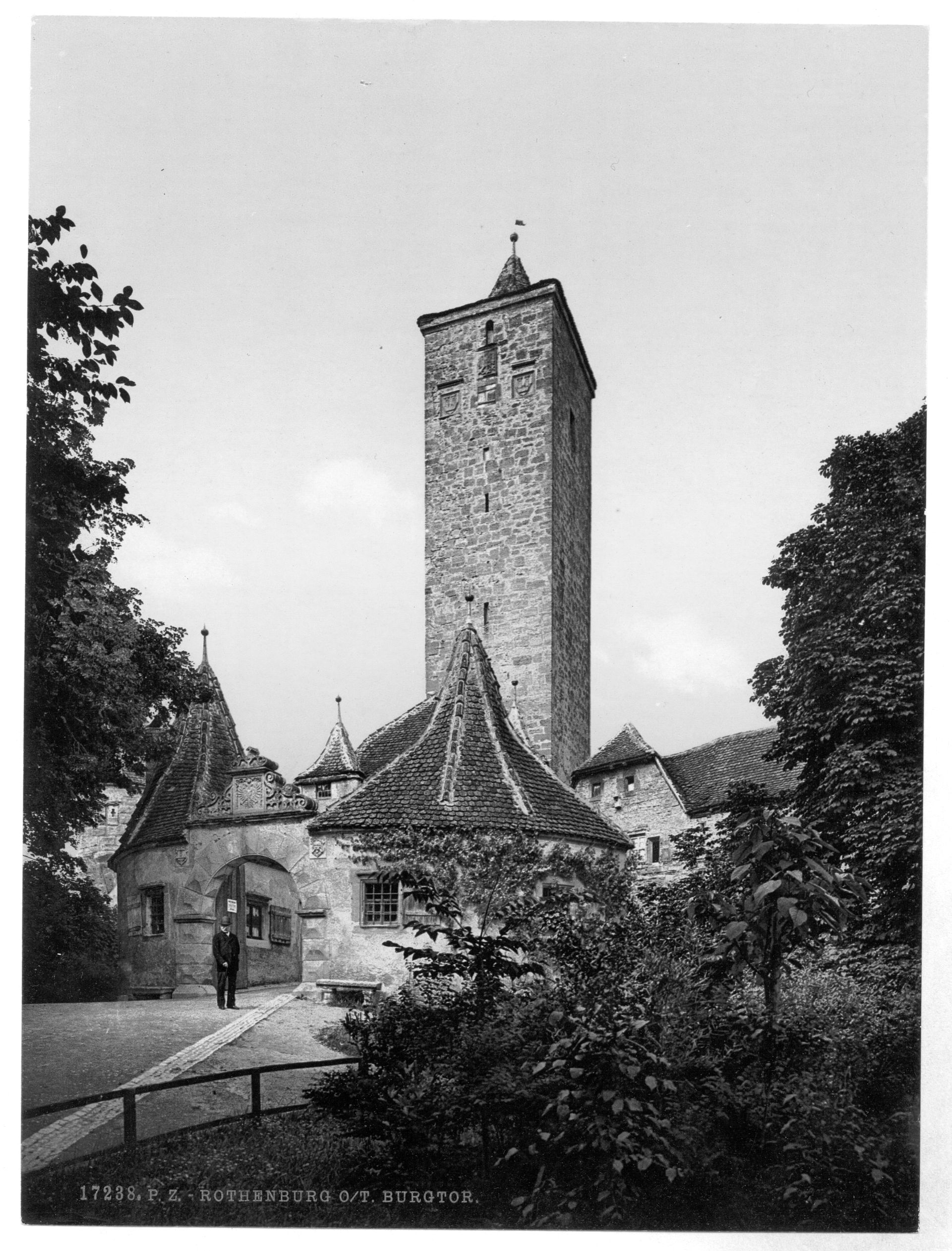 Burgthor (i.e. Burgtor), Rothenburg (i.e. ob der Tauber), Bavaria, Germany