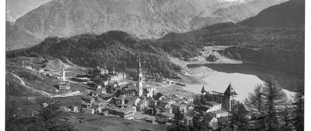 Vintage: Historic B&W photos of Towns in Switzerland (1890s)