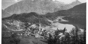 Vintage: Historic B&W photos of Towns in Switzerland (1890s)