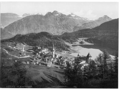 Vintage: Historic B&W photos of Towns in Switzerland (1890s)