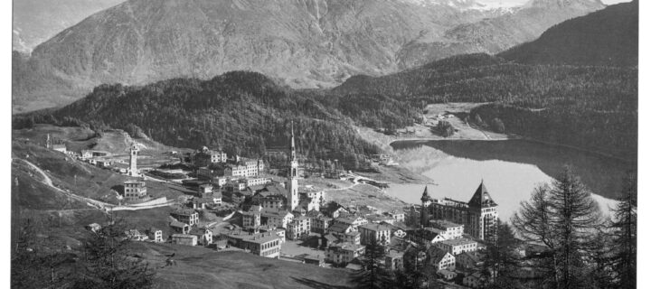 Vintage: Historic B&W photos of Towns in Switzerland (1890s)