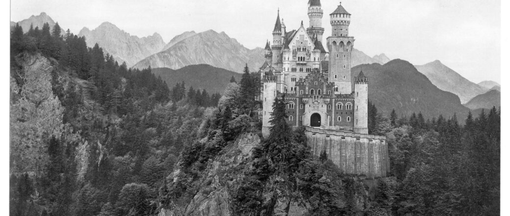 Vintage: Historic B&W photos of Upper Bavaria, Germany (1890s)