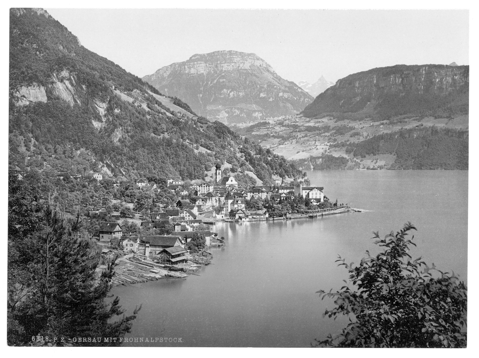 Gersau and Frohnalpstock, Lake Lucerne, Switzerland