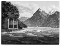 Vintage: Historic B&W photos of Lake Lucerne, Switzerland (1890s)