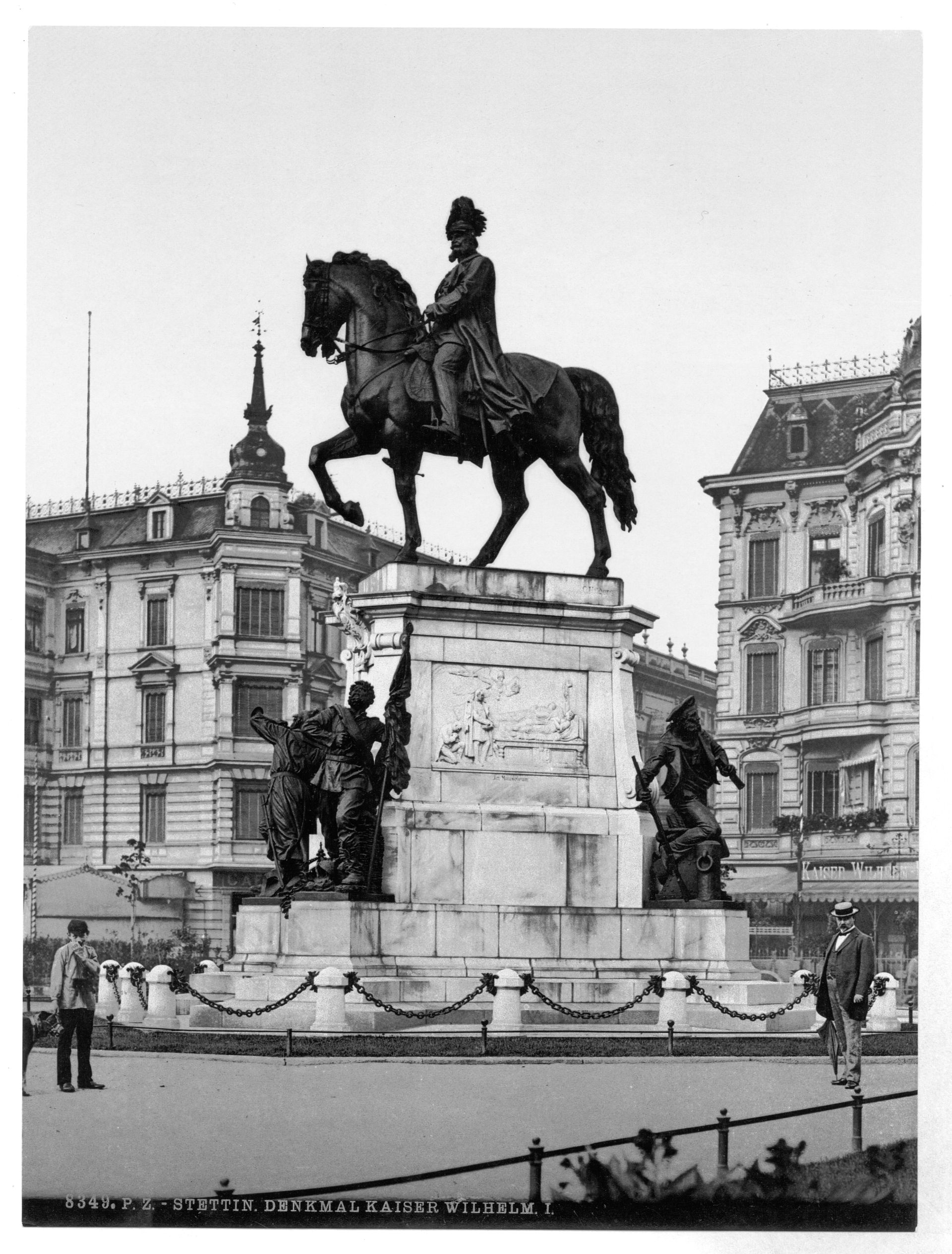 The Monument of Emperor William I, Stettin, Germany