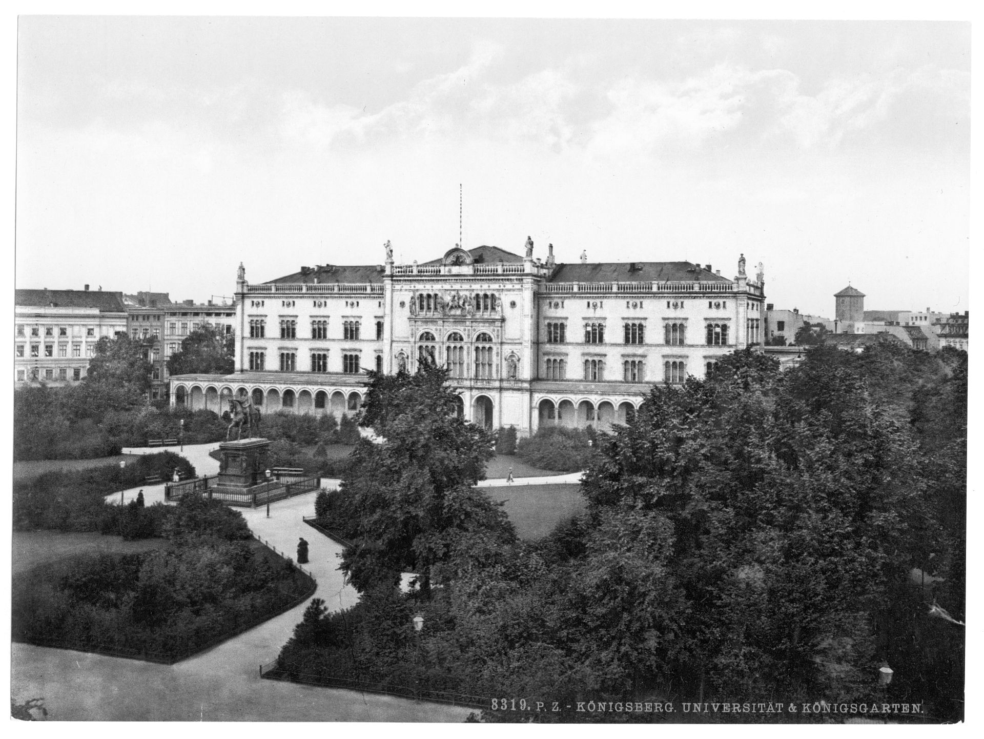 University and Royal Garden, Konigsberg, East Prussia, Germany (i.e., Kaliningrad, Kaliningradskai︠a︡ oblastʹ, Russia)