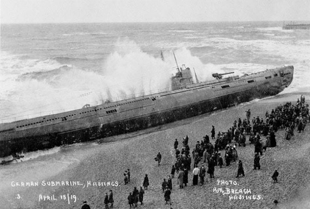 Thousands of people flocked to the seafront to catch a glimpse of the boat.