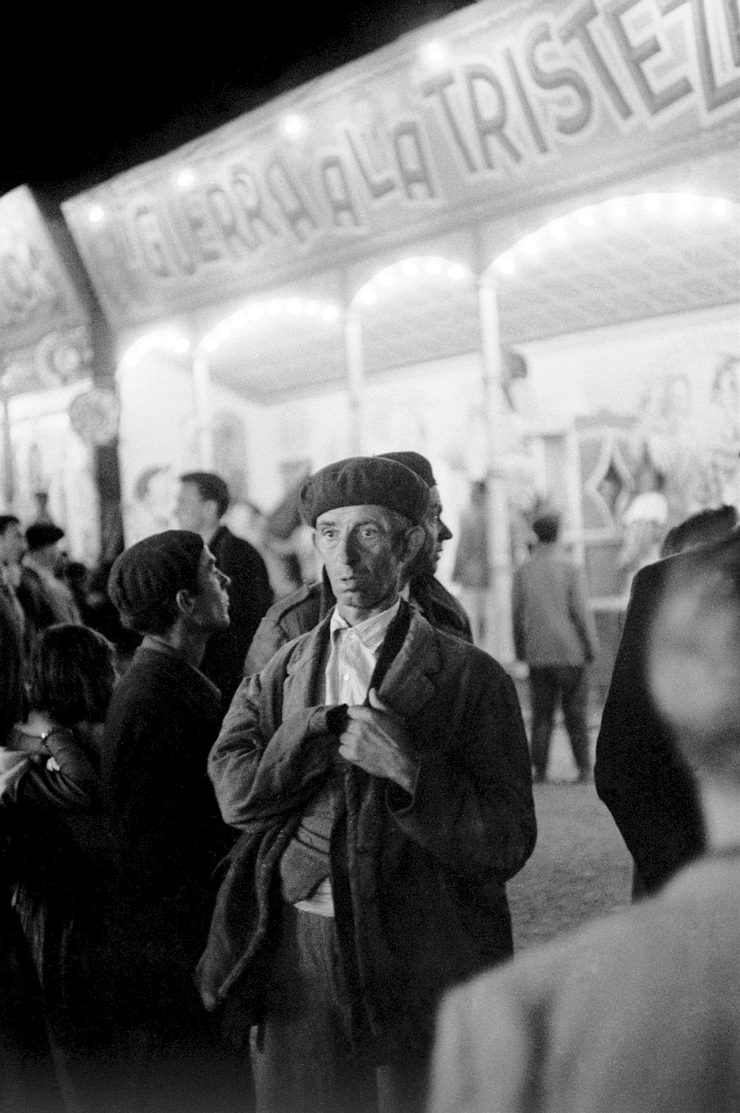 SPAIN. Pamplona. Fairground. During the festival of San Fermin. 1954© Inge Morath / Magnum Photos / courtesy CLAIRbyKahn
