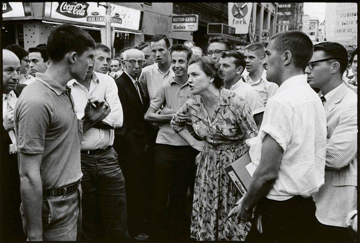  Woman Holds Off a Mob, Atlanta, 1963 