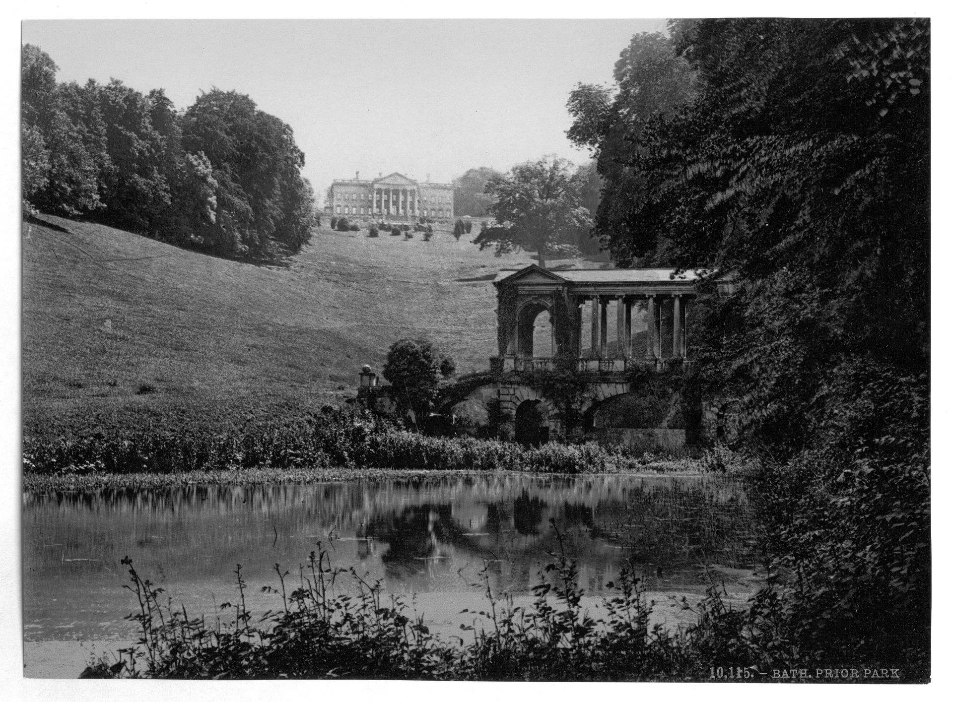 Prior Park College with Palladi[a]n Bridge, Bath, England