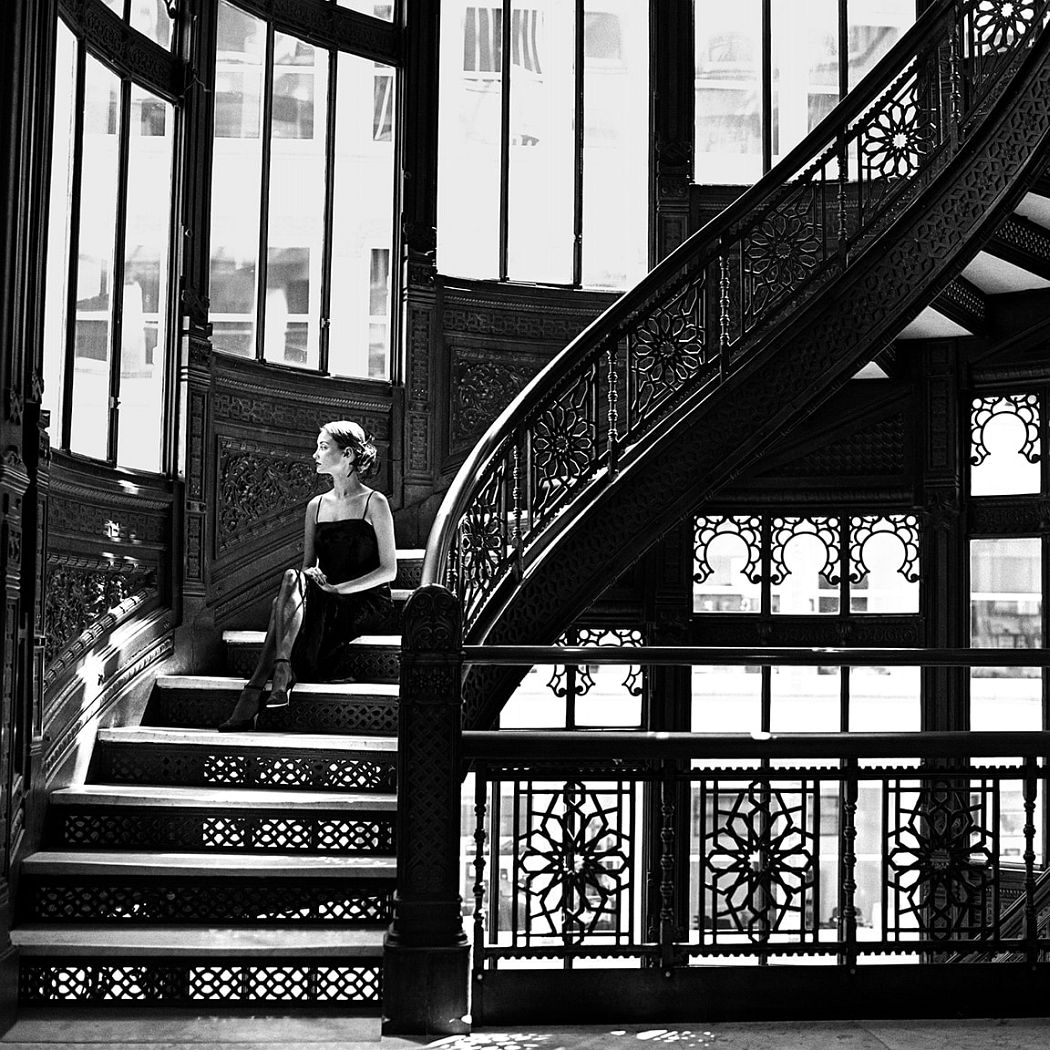 Rodney SmithJessica on Rookery Stairs, Chicago, Illinois, 1997