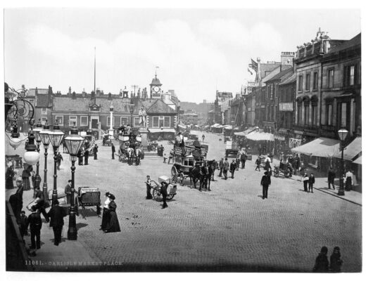 Vintage: Historic B&W Photos of Victorian-Era Canterbury and Carlisle