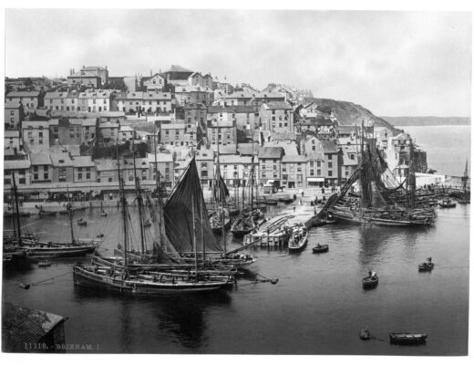 Victorian Coastal Life: Brixham & Broadstairs in Black and White