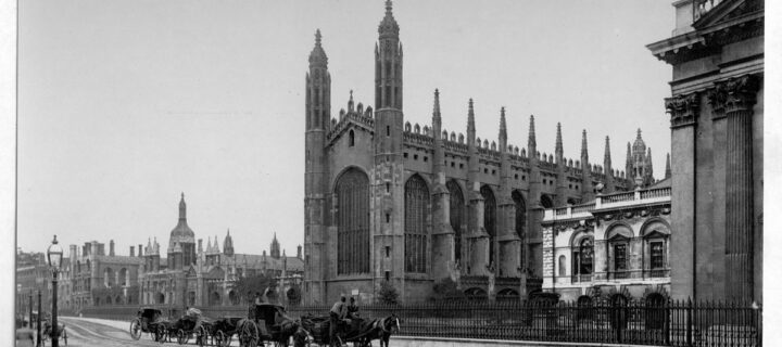 Vintage: Historic B&W Photos of Victorian-era Cambridge, England
