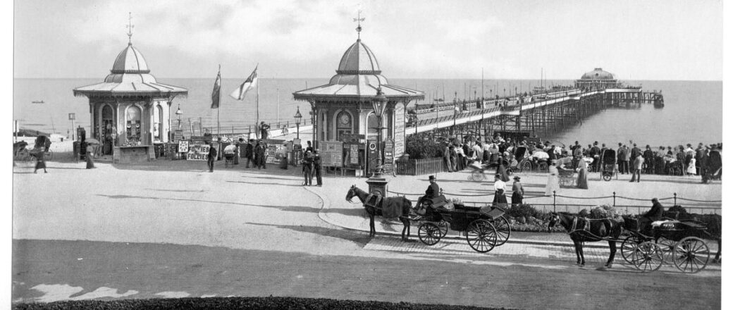 Vintage: Historic B&W Photos of Victorian-Era Worthing and Wroxham, England