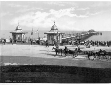 Vintage: Historic B&W Photos of Victorian-Era Worthing and Wroxham, England